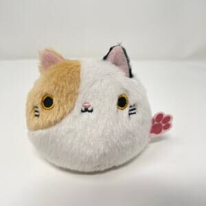 Sanei Boueki Nego Dango Calico Cat Dumpling Beanbag Round Palm Plush